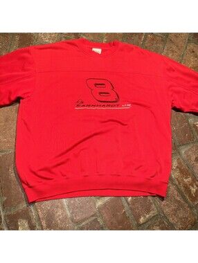 VTG Chase Authentics Dale Earnhardt Jr #8 Embroidered V-neck Sweatshirt 29” X 30